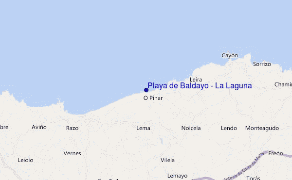 mappa di localizzazione di Playa de Baldayo - La Laguna