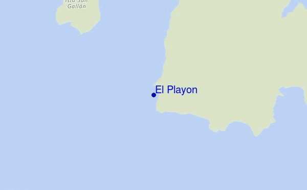 mappa di localizzazione di El Playon