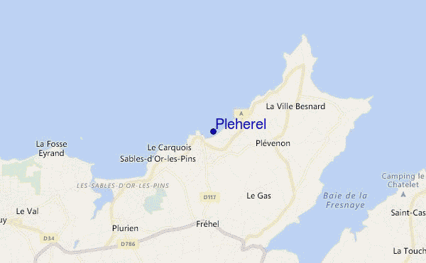 mappa di localizzazione di Pleherel