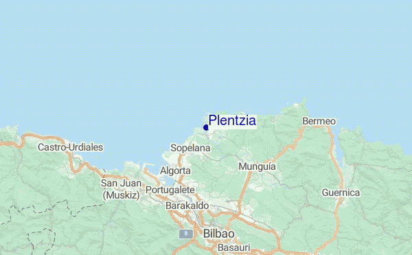 Plentzia Location Map