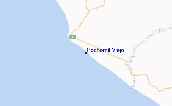 mappa di localizzazione di Pochomil Viejo