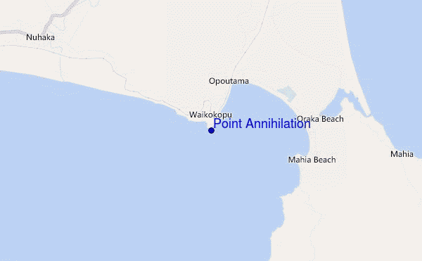 mappa di localizzazione di Point Annihilation