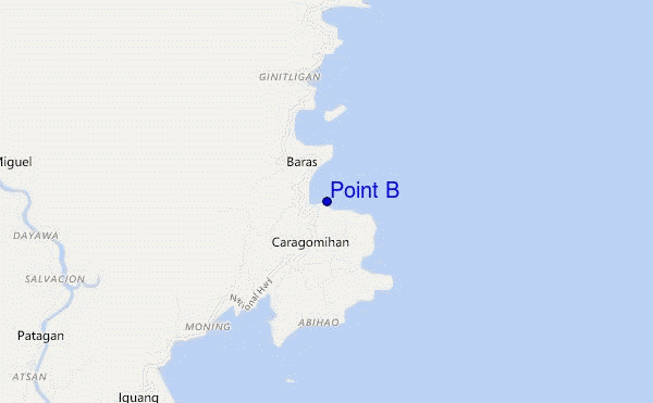mappa di localizzazione di Point B