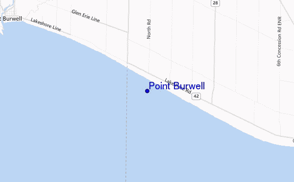 mappa di localizzazione di Point Burwell