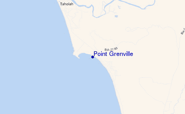 mappa di localizzazione di Point Grenville