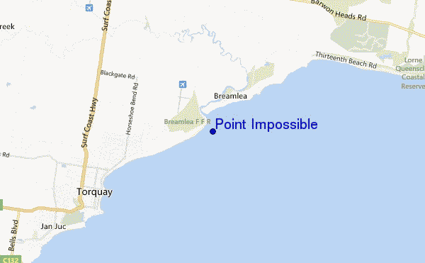mappa di localizzazione di Point Impossible