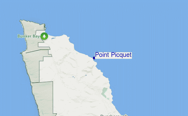 mappa di localizzazione di Point Picquet