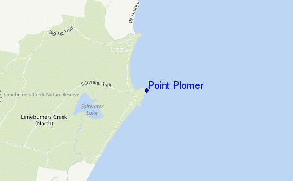 mappa di localizzazione di Point Plomer