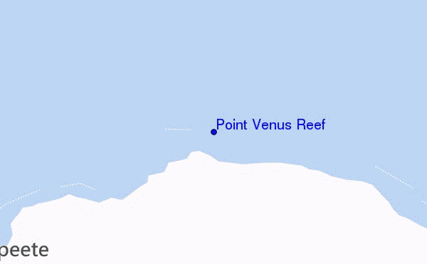 mappa di localizzazione di Point Venus Reef