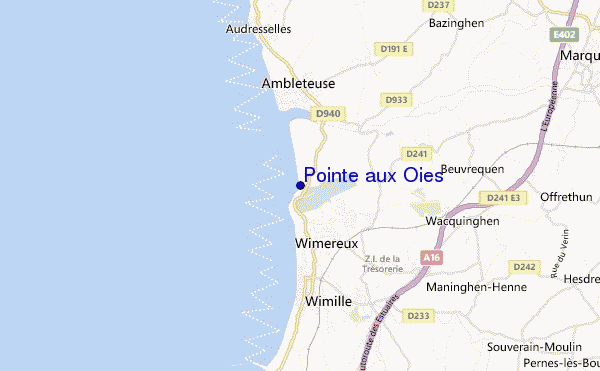 mappa di localizzazione di Pointe aux Oies