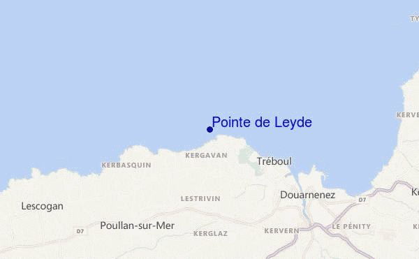 mappa di localizzazione di Pointe de Leyde
