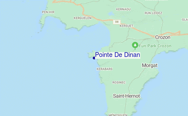 mappa di localizzazione di Pointe De Dinan