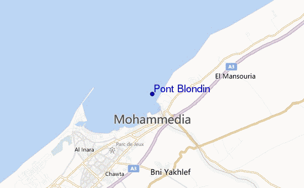 mappa di localizzazione di Pont Blondin