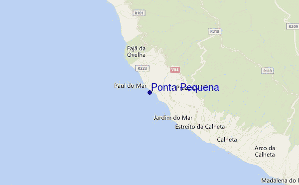 mappa di localizzazione di Ponta Pequena