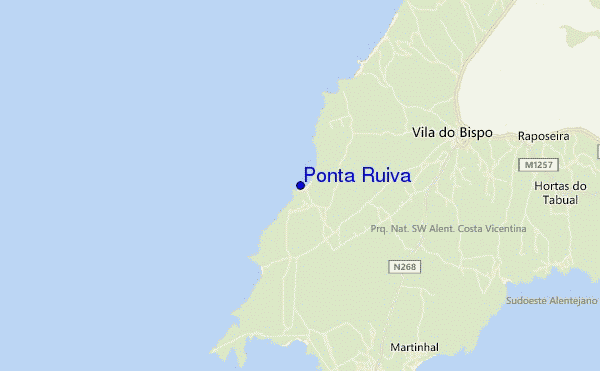 mappa di localizzazione di Ponta Ruiva