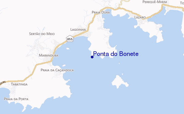 mappa di localizzazione di Ponta do Bonete