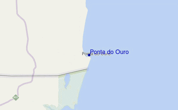 mappa di localizzazione di Ponta do Ouro