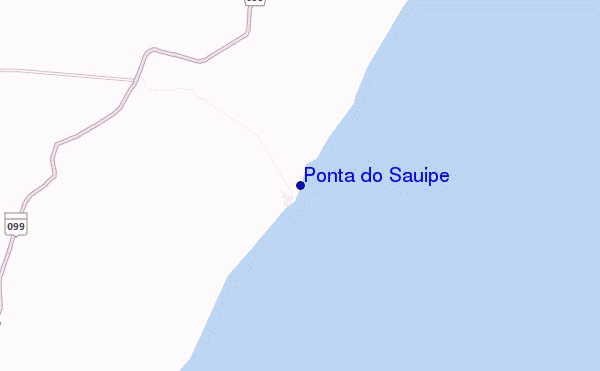 mappa di localizzazione di Ponta do Sauipe