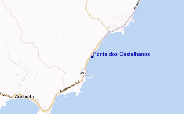 mappa di localizzazione di Ponta dos Castelhanos