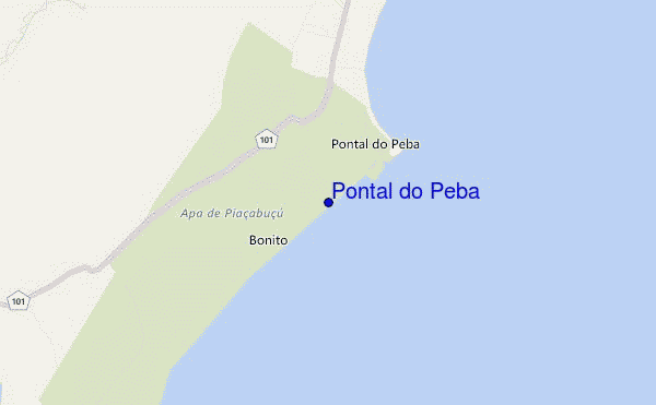 mappa di localizzazione di Pontal do Peba
