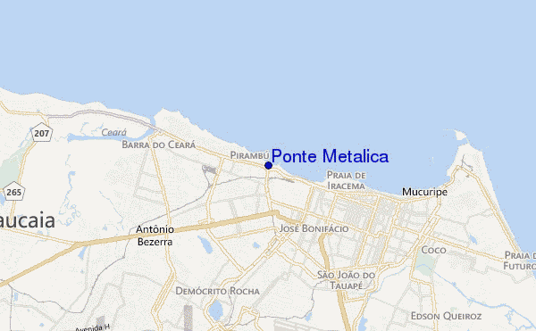 mappa di localizzazione di Ponte Metalica