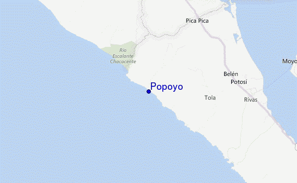 Popoyo Location Map