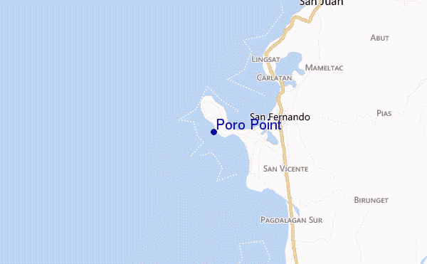 mappa di localizzazione di Poro Point