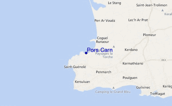 mappa di localizzazione di Pors Carn