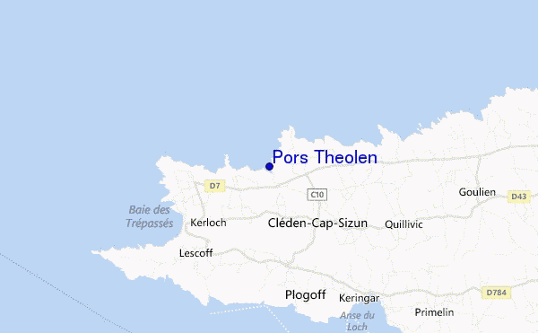 mappa di localizzazione di Pors Theolen