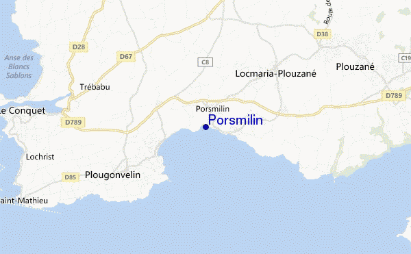 mappa di localizzazione di Porsmilin