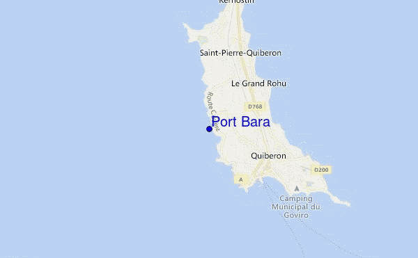 mappa di localizzazione di Port Bara