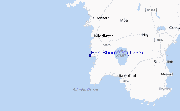 mappa di localizzazione di Port Bharrapol (Tiree)
