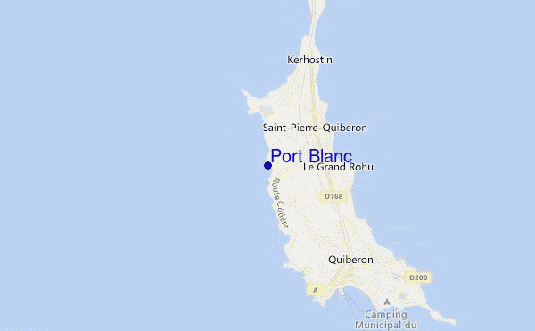 mappa di localizzazione di Port Blanc