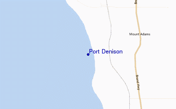 mappa di localizzazione di Port Denison