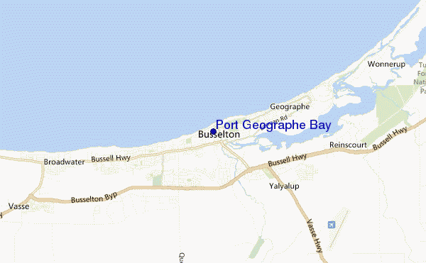 mappa di localizzazione di Port Geographe Bay
