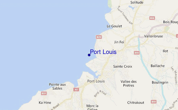 mappa di localizzazione di Port Louis