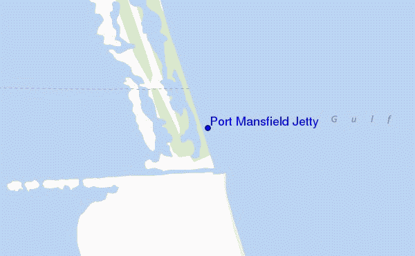 mappa di localizzazione di Port Mansfield Jetty