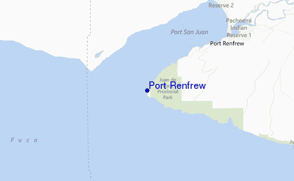 mappa di localizzazione di Port Renfrew