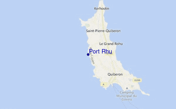mappa di localizzazione di Port Rhu