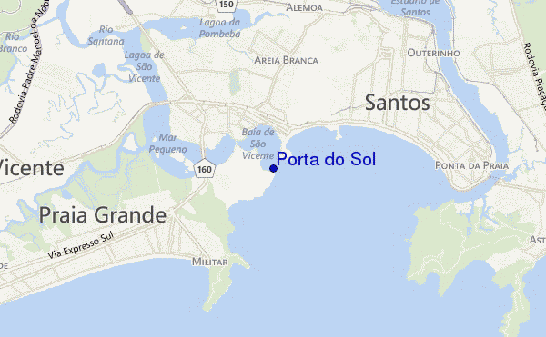 mappa di localizzazione di Porta do Sol