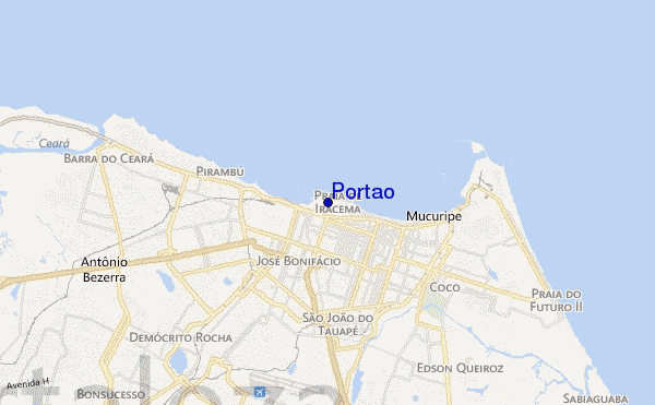 mappa di localizzazione di Portao