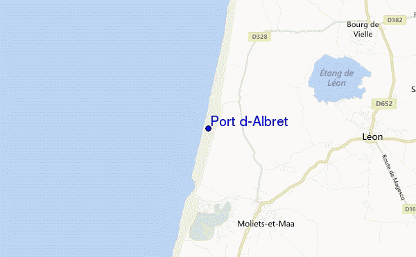 mappa di localizzazione di Port d'Albret