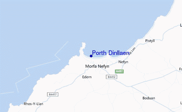 mappa di localizzazione di Porth Dinllaen