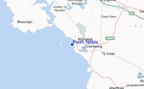 mappa di localizzazione di Porth Nobla
