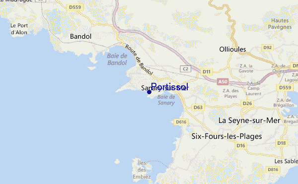 mappa di localizzazione di Portissol