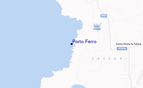 mappa di localizzazione di Porto Ferro