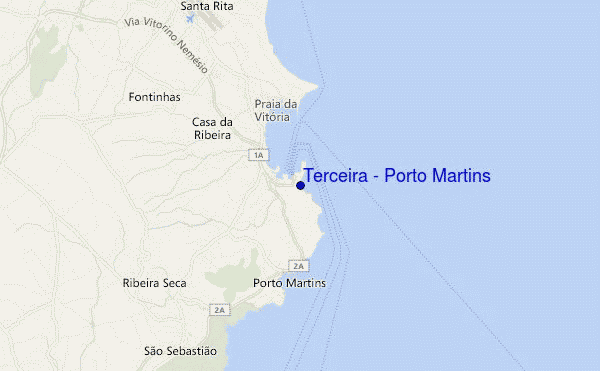 mappa di localizzazione di Terceira - Porto Martins