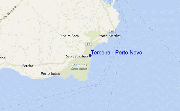 mappa di localizzazione di Terceira - Porto Novo