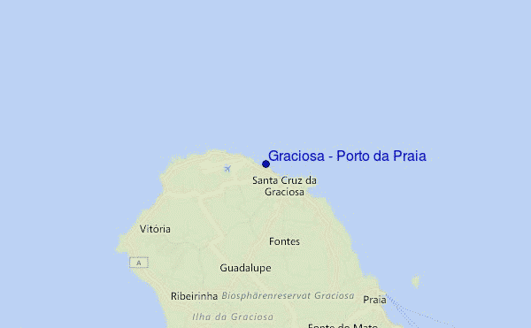 mappa di localizzazione di Graciosa - Porto da Praia