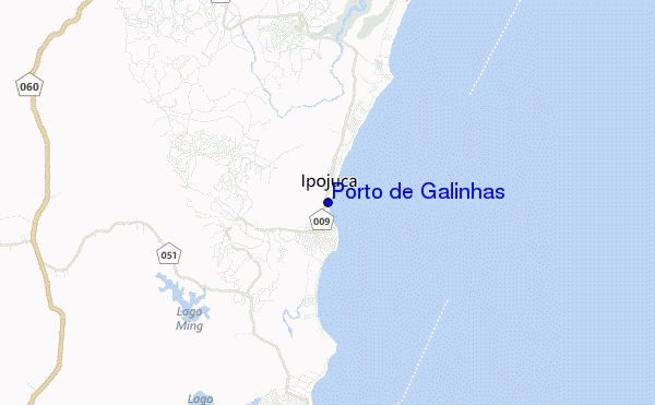 mappa di localizzazione di Porto de Galinhas